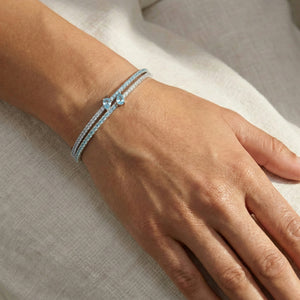 Blue Tide - Aquamarine Lab Diamond Bangle
