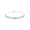 Blue Tide - Aquamarine Lab Diamond Bangle