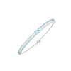 Blue Tide - Aquamarine Lab Diamond Bangle