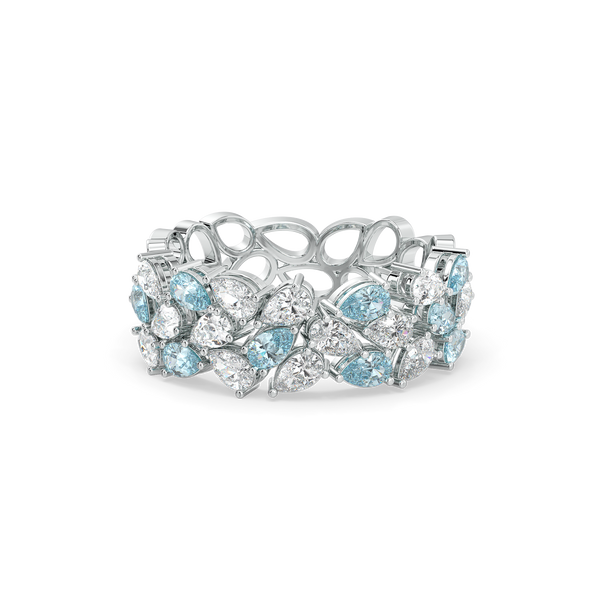 Lukson Blue Tide Lab Grown Diamond Eternity Ring