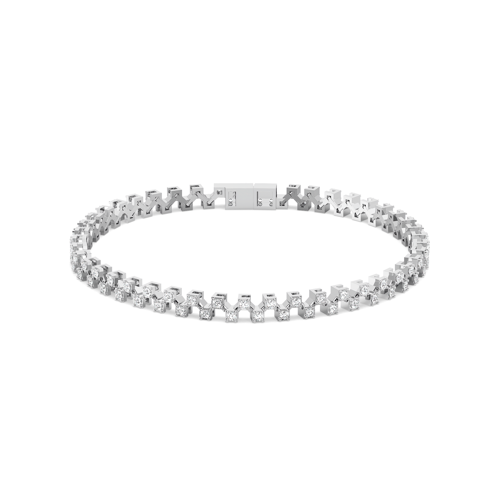 Twilight Row - Lab Diamond Tennis Bracelet