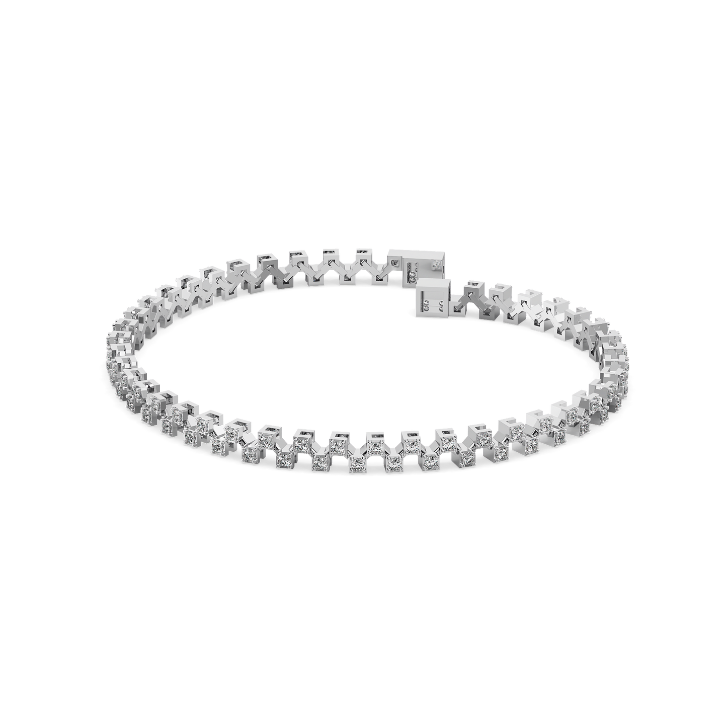 Twilight Row - Lab Diamond Tennis Bracelet