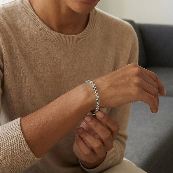 Twilight Row - Lab Diamond Tennis Bracelet