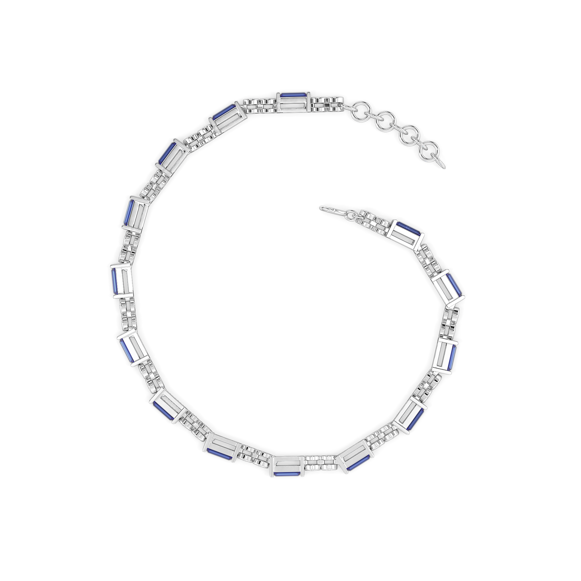 Nightfall - Lab Diamond Tennis Bracelet