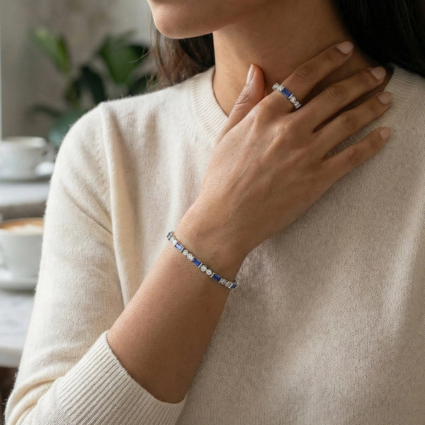 Nightfall - Lab Diamond Tennis Bracelet
