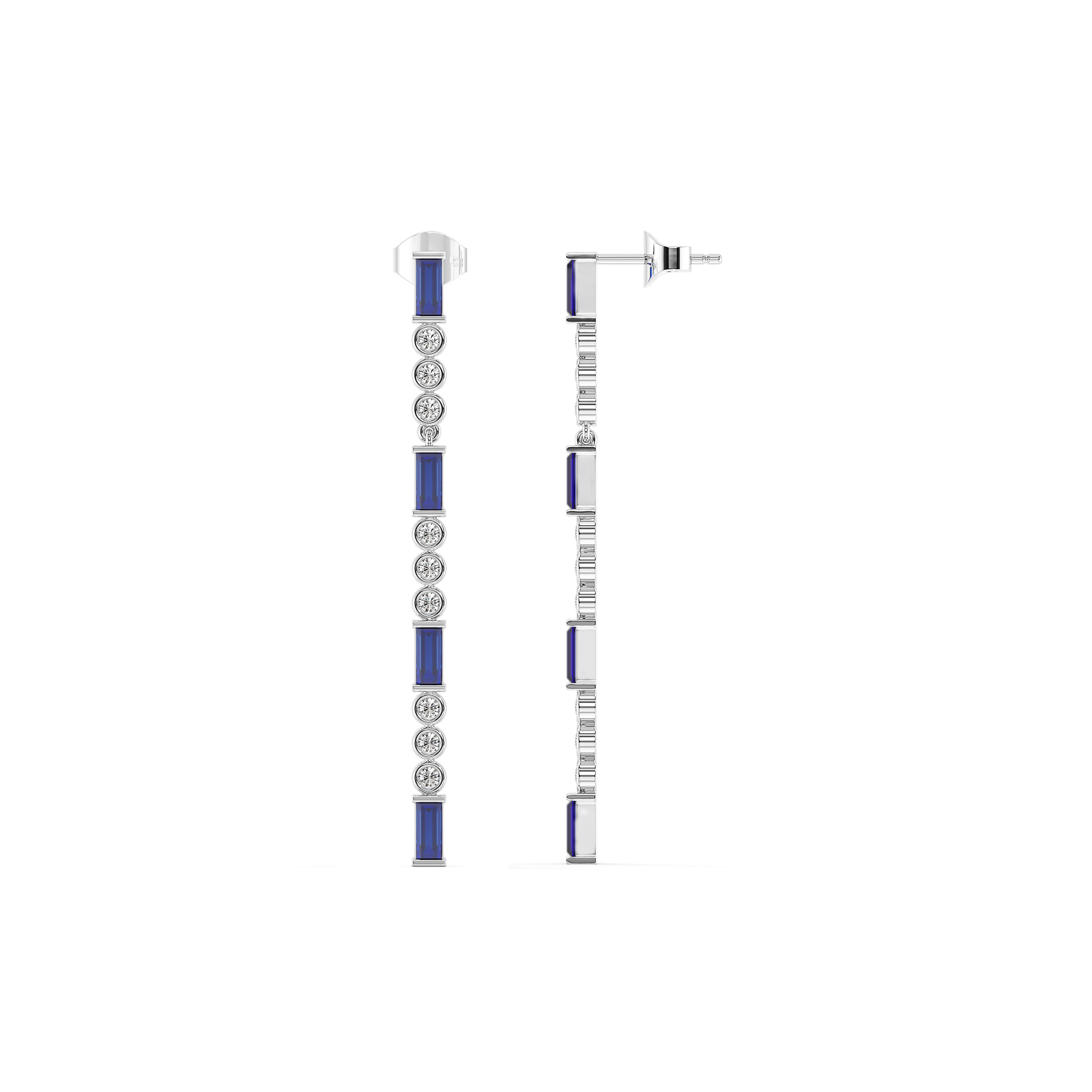 Nightfall - Lab Diamond Drop Earrings