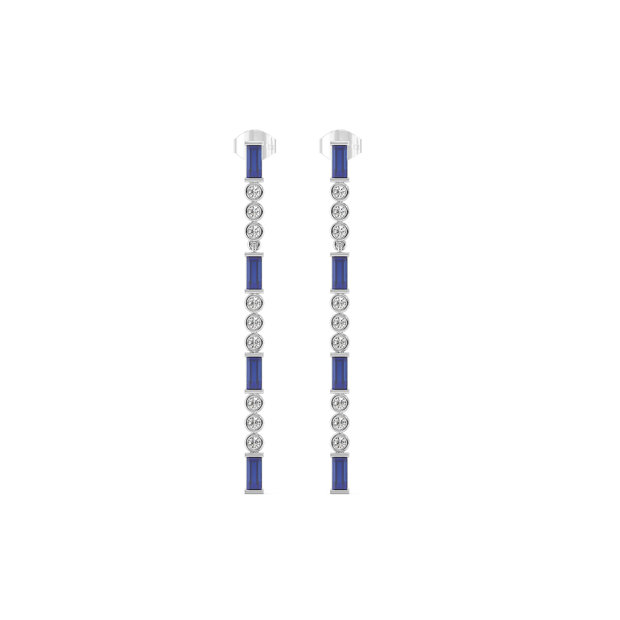 Nightfall - Lab Diamond Drop Earrings