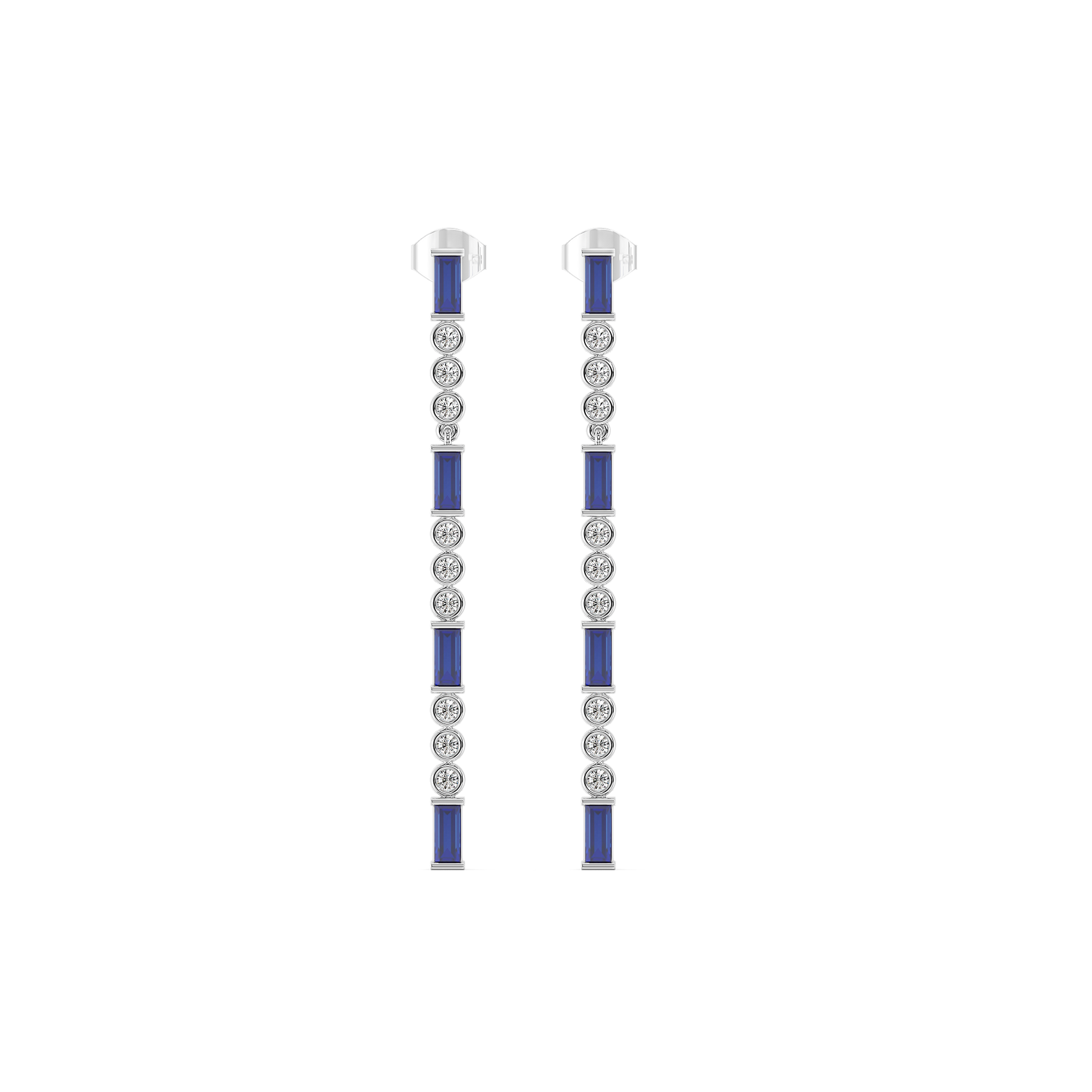 Nightfall - Lab Diamond Drop Earrings