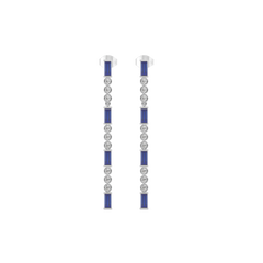 Nightfall - Lab Diamond Drop Earrings