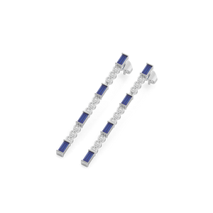 Nightfall - Lab Diamond Drop Earrings