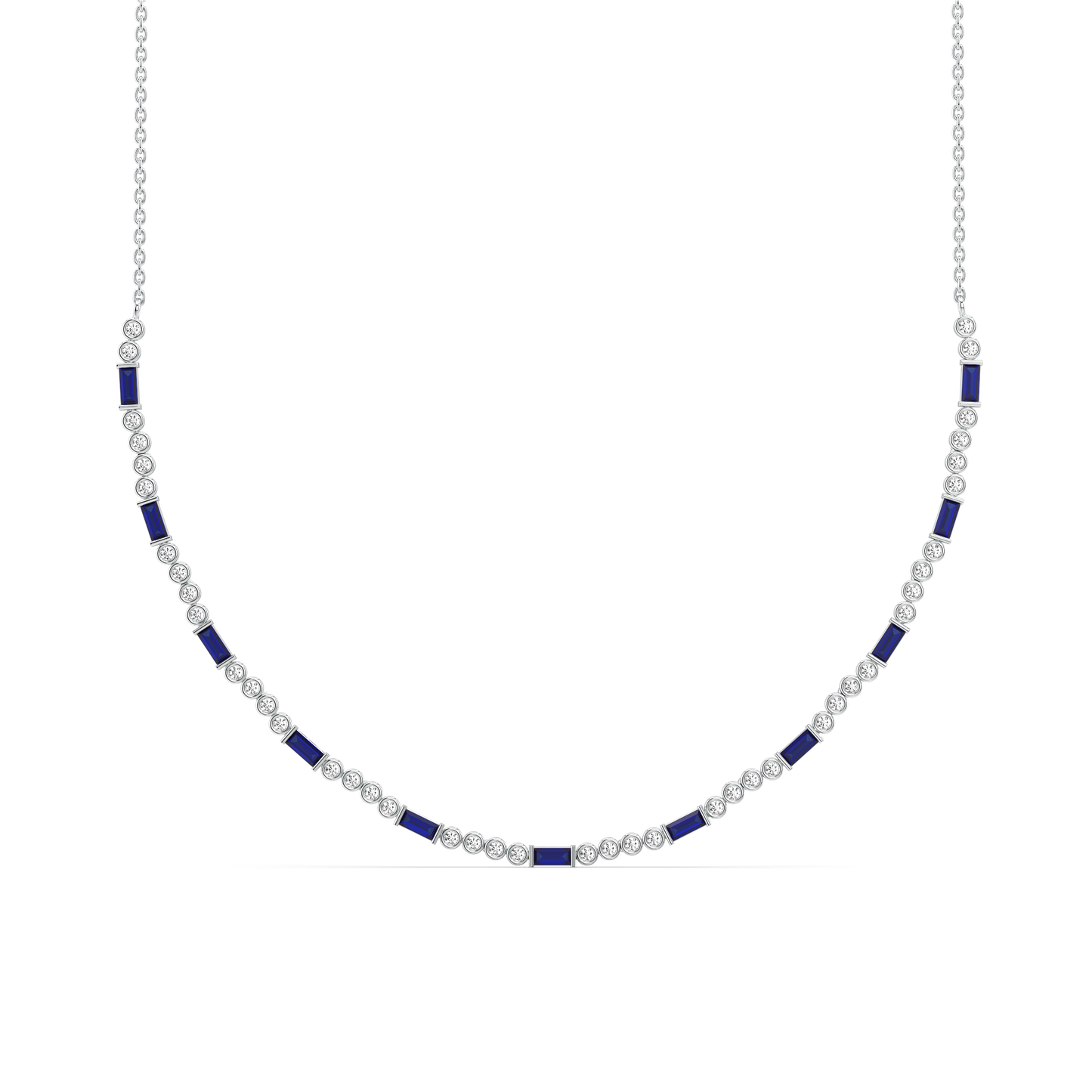 Nightfall - Lab Diamond Tennis Necklace