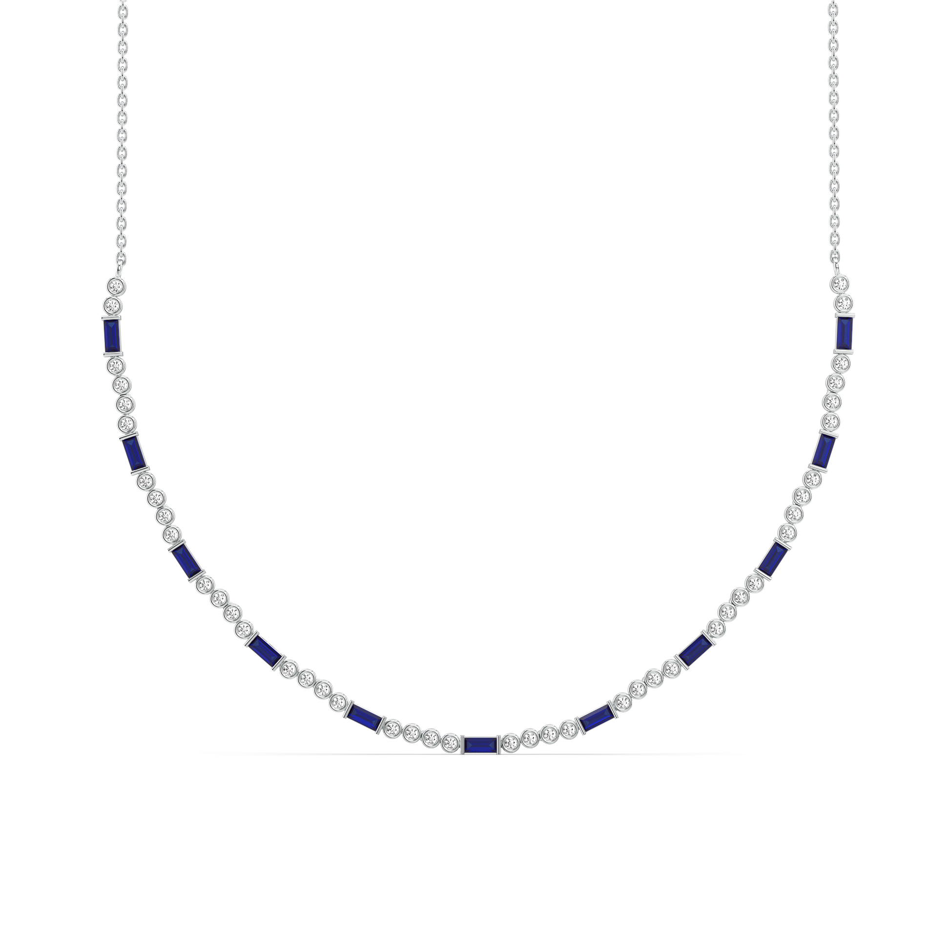 Nightfall - Lab Diamond Tennis Necklace