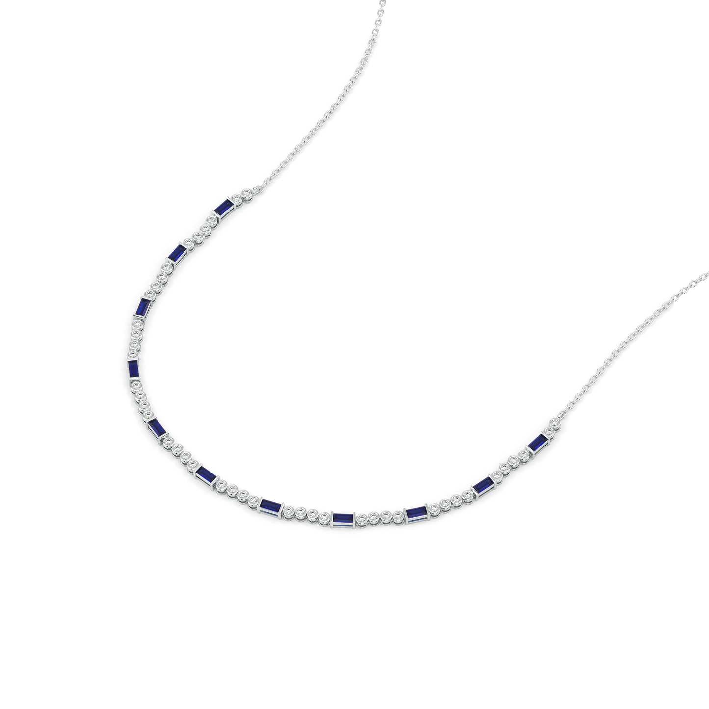 Nightfall - Lab Diamond Tennis Necklace