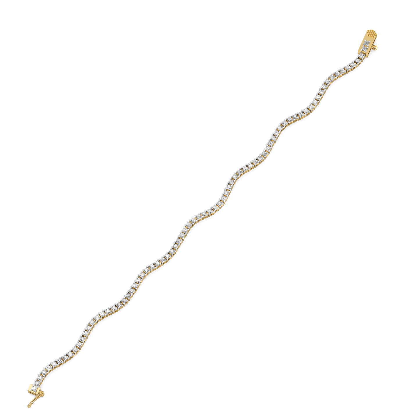 Wavelet - Lab Diamond Tennis Bracelet
