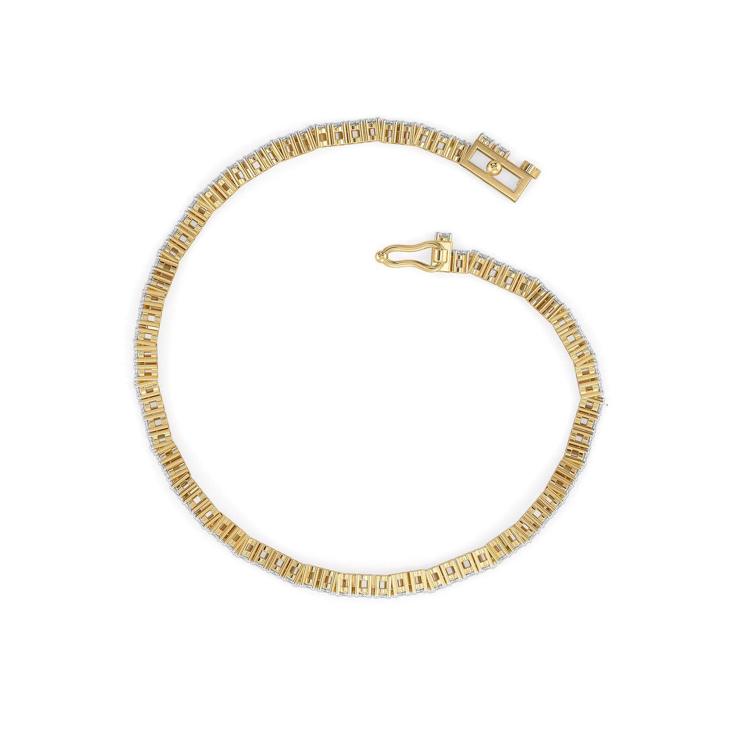 Wavelet - Lab Diamond Tennis Bracelet