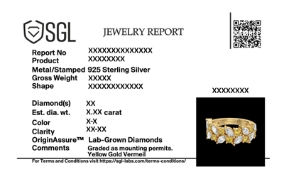 Citrine Petals - Lab Diamond Eternity Ring