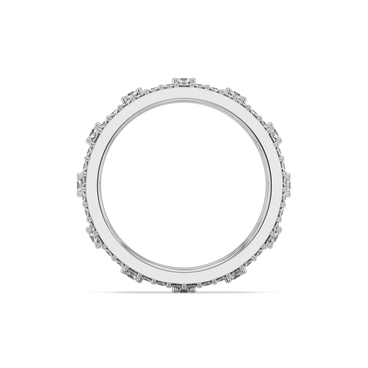 Bridgelight - Lab Diamond Solitaire Eternity Ring
