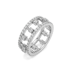Bridgelight - Lab Diamond Solitaire Eternity Ring