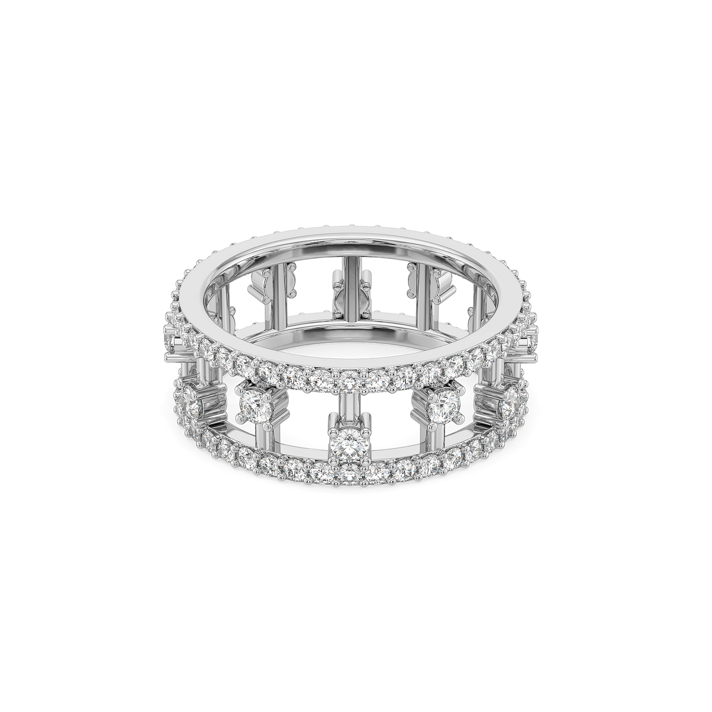 Bridgelight - Lab Diamond Solitaire Eternity Ring
