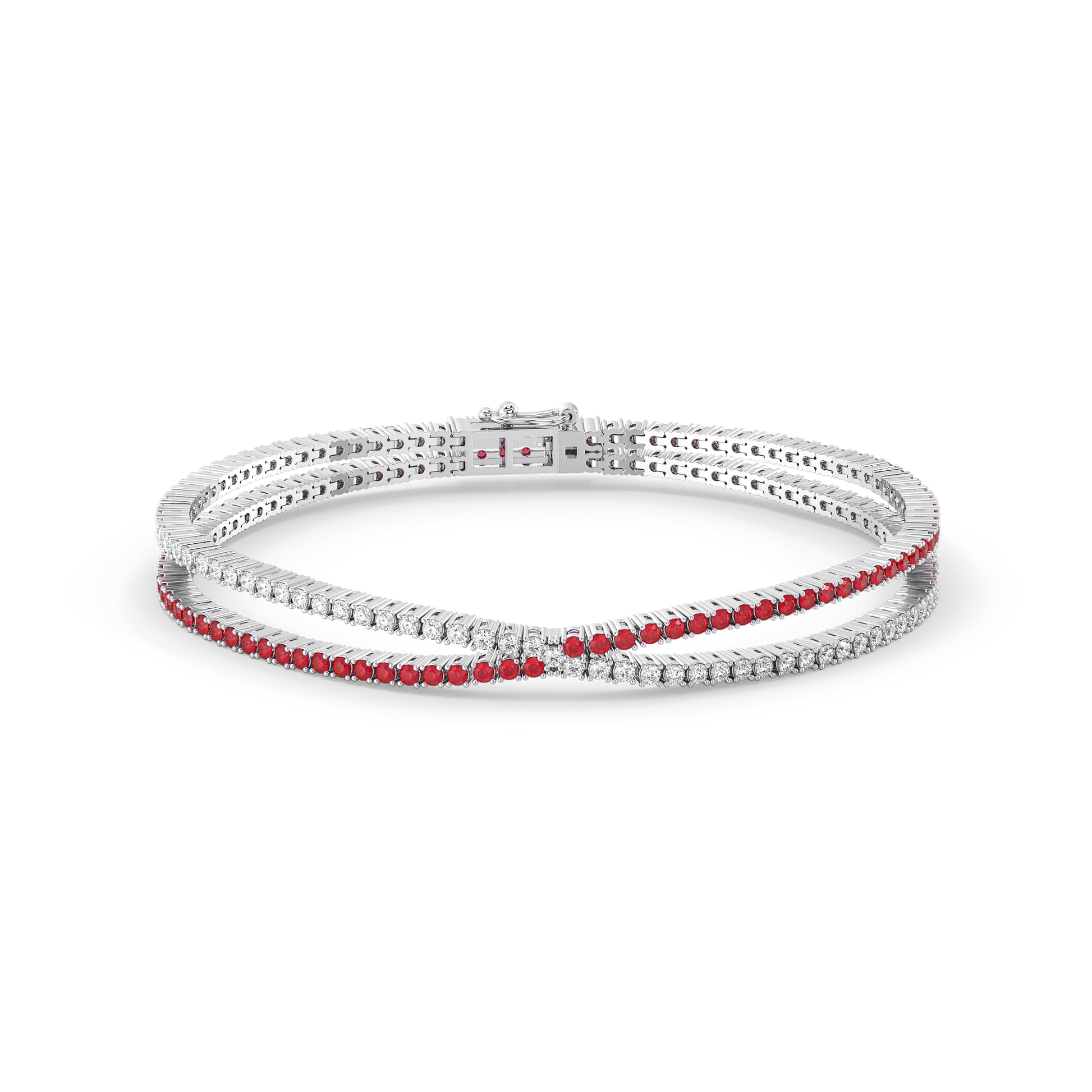 Scarlet Whisper - Lab Diamond Tennis Bracelet