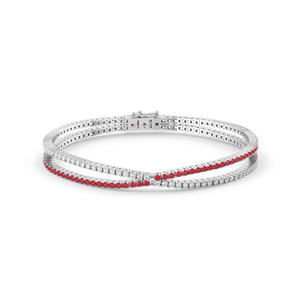 Scarlet Whisper - Lab Diamond Tennis Bracelet