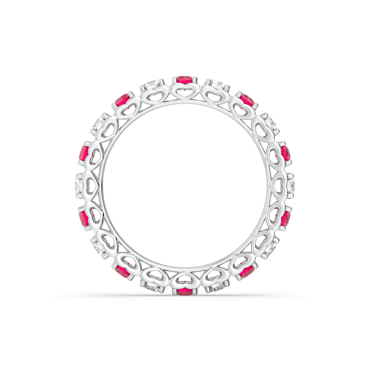 Scarlet Whisper - Lab Diamond Eternity Ring