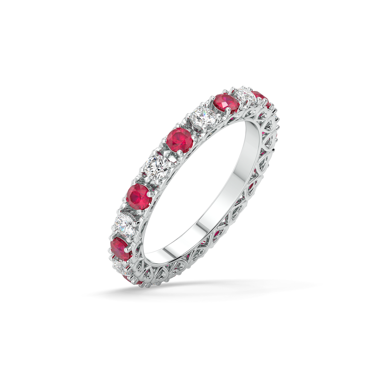 Scarlet Whisper - Lab Diamond Eternity Ring