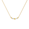 Honeyline - Lab Grown Diamond and Citrine Necklace