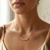 Honeyline - Lab Diamond and Citrine Necklace