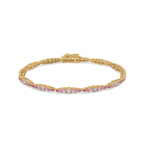 Lukson Blushline - Lab Grown Diamond Tennis Bracelet