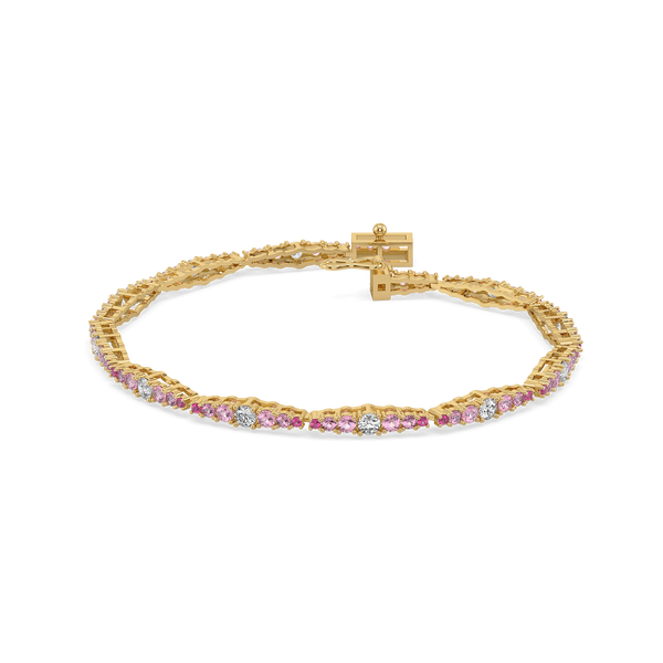 Blushline - Lab Grown Diamond Tennis Bracelet - Lukson 