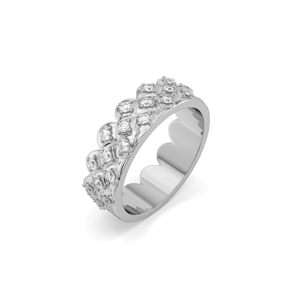 Lukson Blue Haze Lab Grown Diamond Eternity Ring