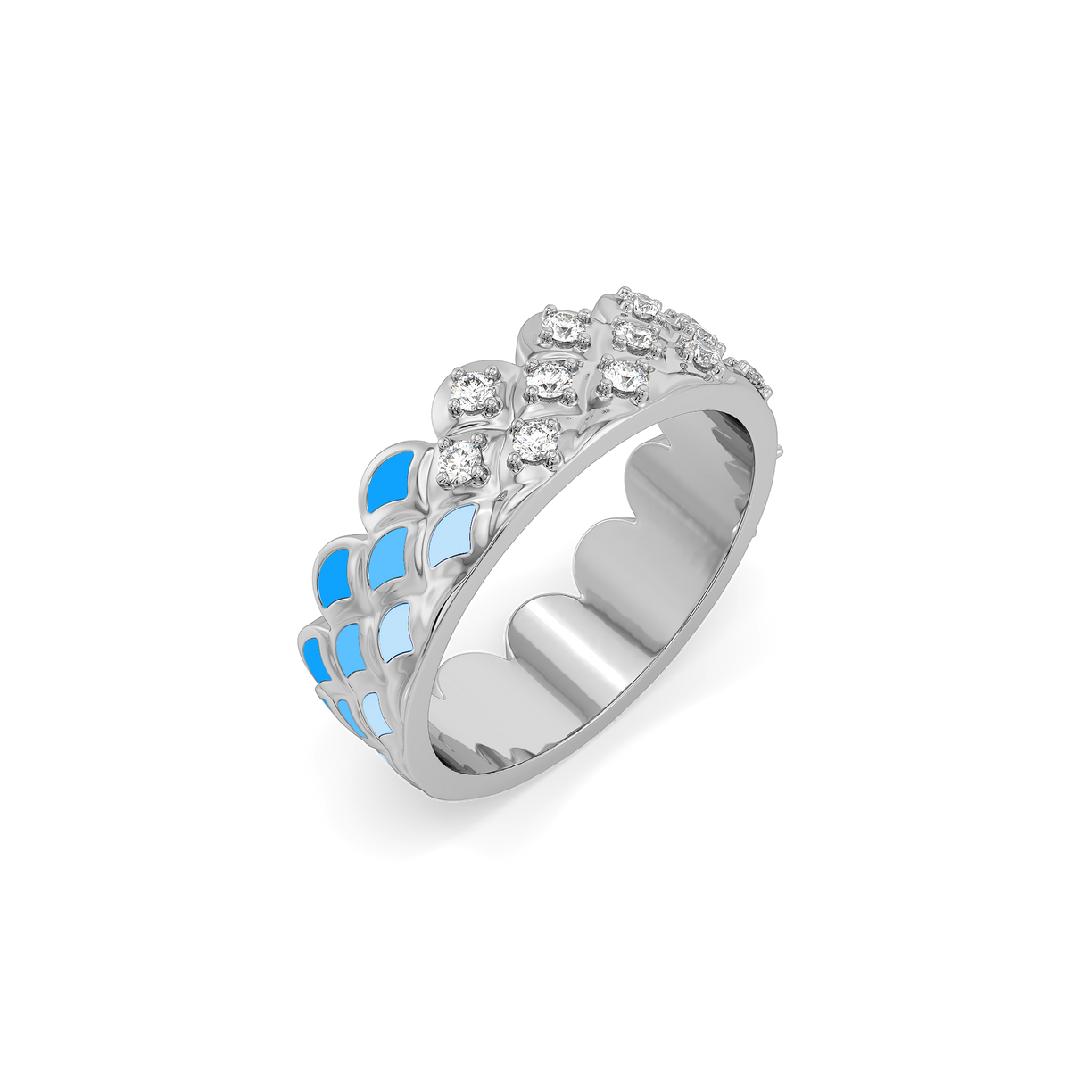Blue Haze - Lab Diamond Eternity Ring