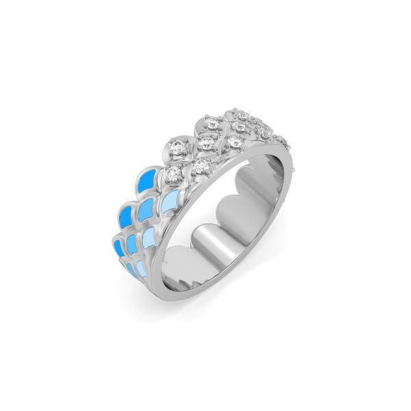 Lukson Blue Haze Lab Grown Diamond Eternity Ring Online