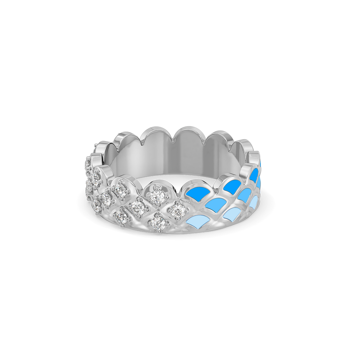Blue Haze - Lab Diamond Eternity Ring