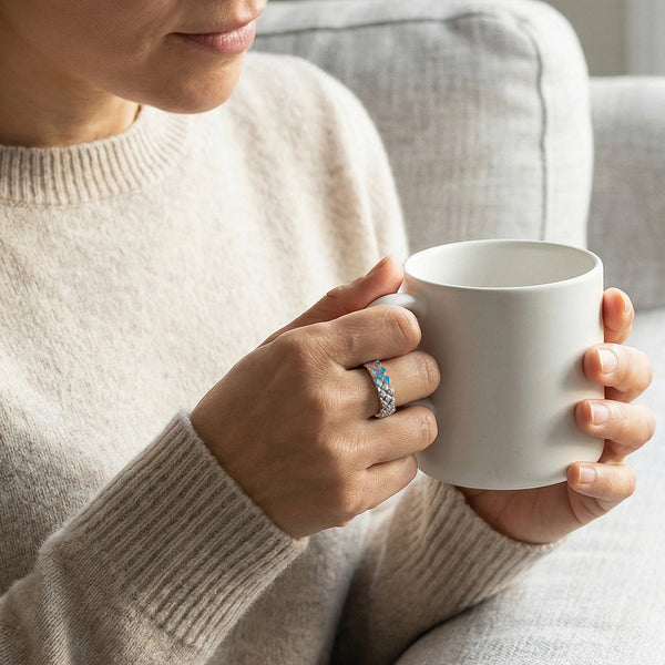 Blue Haze - Lab Diamond Eternity Ring