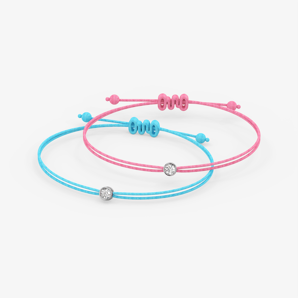 Forever Two – Lab Diamond BFF Bracelets