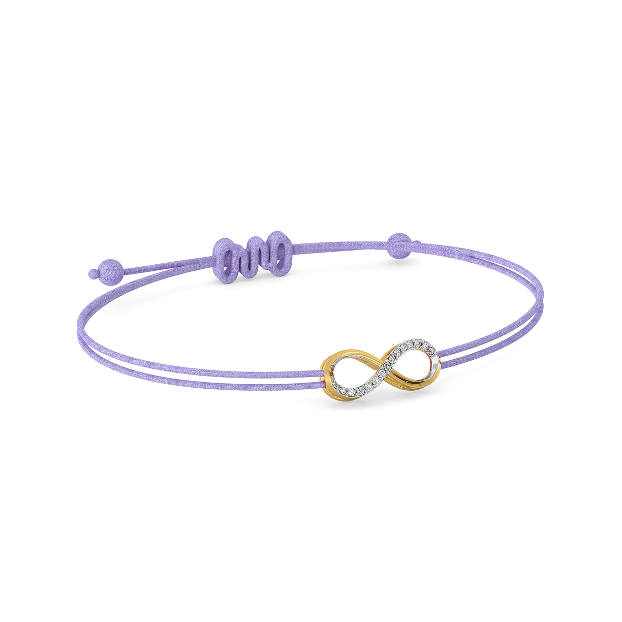 Tie of Infinity – Lab Diamond BFF Bracelet