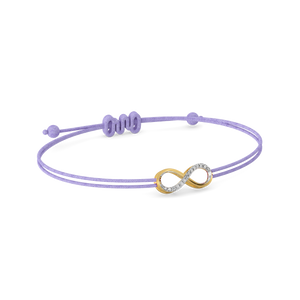 Tie of Infinity – Lab Diamond BFF Bracelet