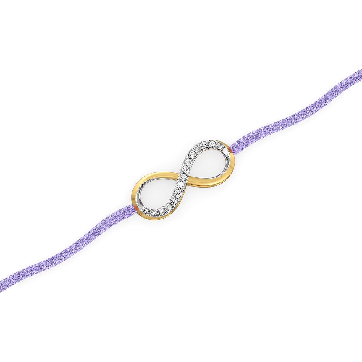 Tie of Infinity – Lab Diamond BFF Bracelet