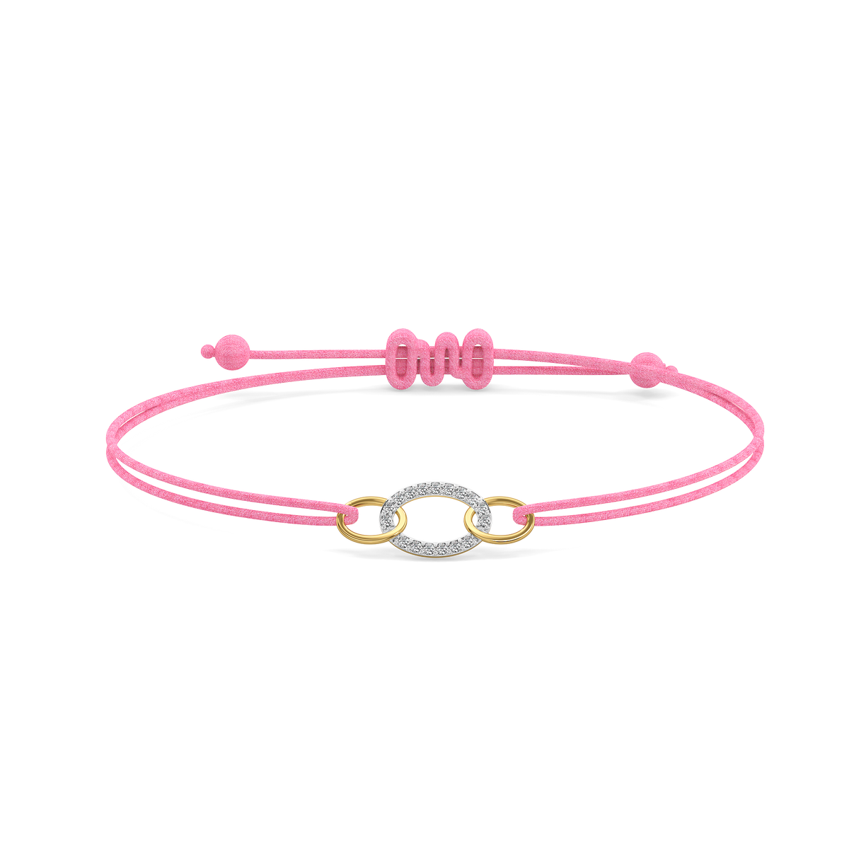 Link & Laugh – Lab Diamond BFF Bracelet