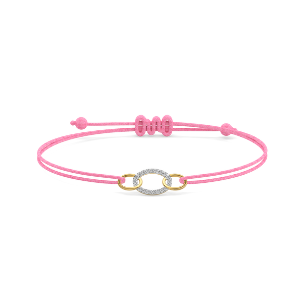 Link & Laugh – Lab Grown Diamond BFF Bracelet - Lukson 
