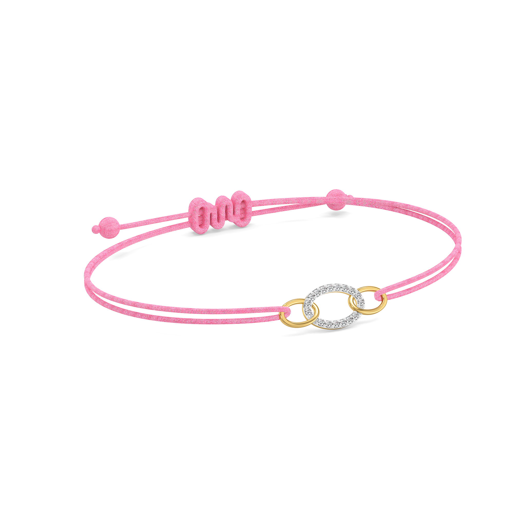 Link & Laugh – Lab Diamond BFF Bracelet