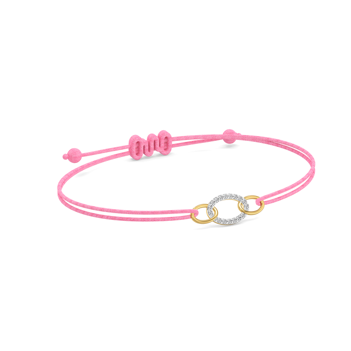 Link & Laugh – Lab Diamond BFF Bracelet