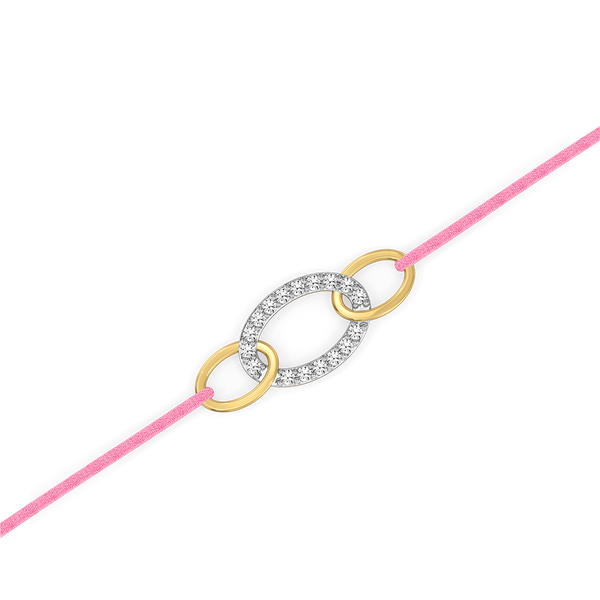 Link & Laugh – Lab Grown Diamond BFF Bracelet for Women - Lukson 
