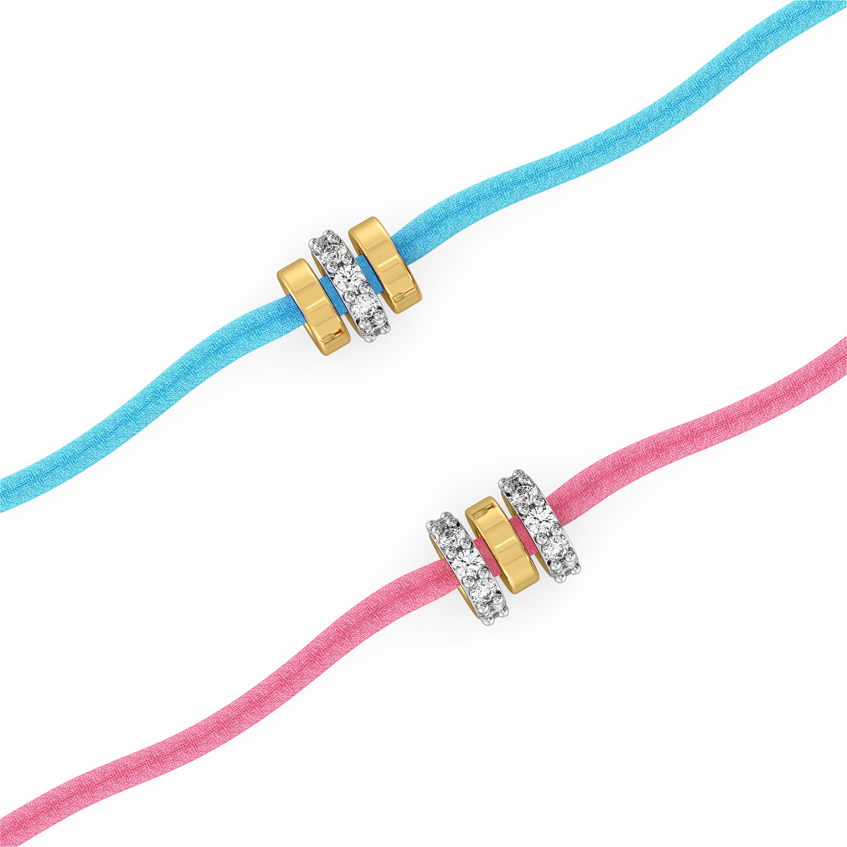 Trio Ties – Lab Diamond BFF Bracelet