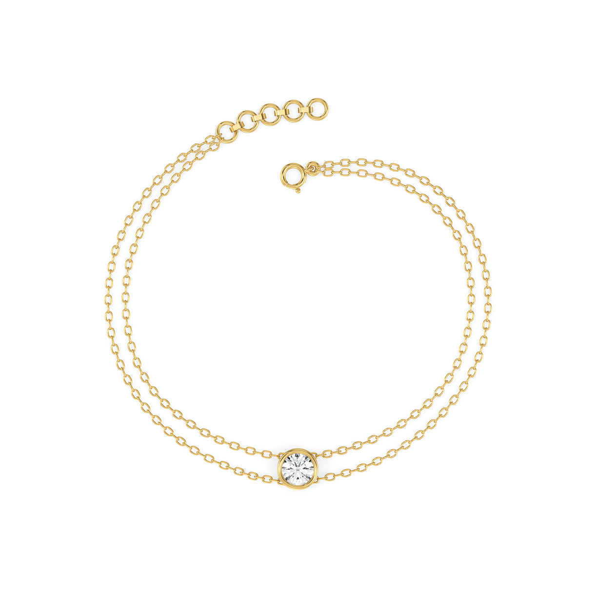 Monica’s Signature Stack – Lab Diamond Bracelet