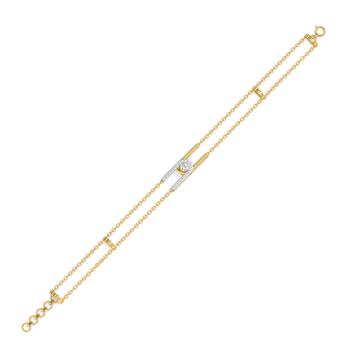 Linked For Life – Lab Diamond Bracelet