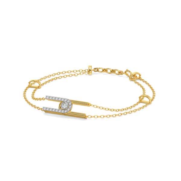 Lukson Linked For Life – Lab Grown Diamond Bracelet