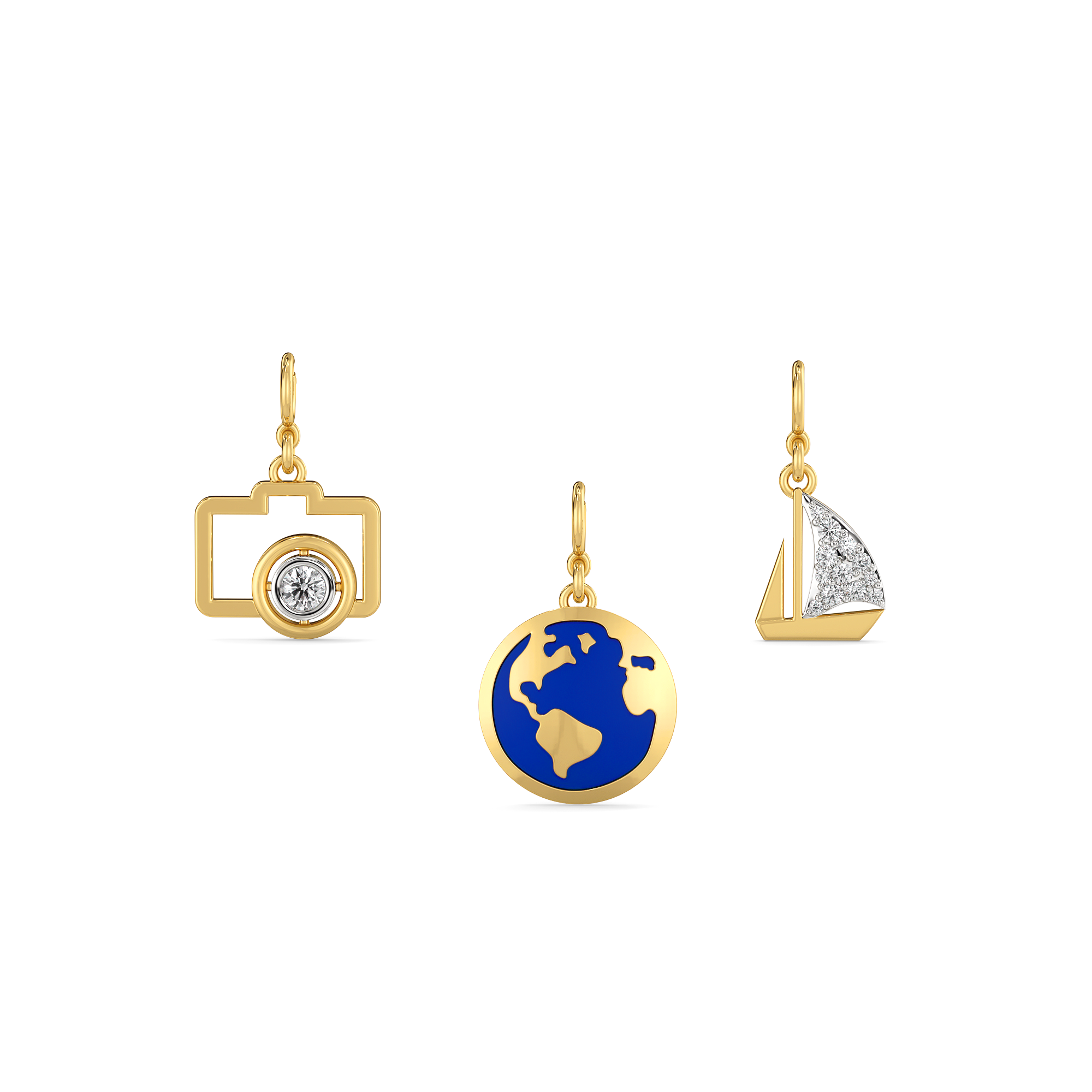 Phoebe’s Passport - Lab Diamond Travel Charms
